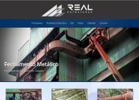 Site do Real Estruturas e Construções Ltda.