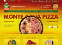 Site do Pizzaria Reis Magos