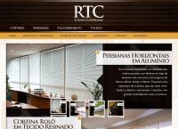 Site do Rtc Toldos e Coberturas