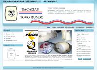 Site do Sacaria Novo Mundo Ltda