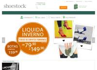 Site do Shoestock Calçados