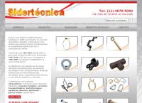 Site do Sidertécnica Indústria e Comércio Ltda