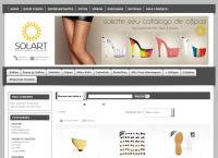 Site do Solart Componentes para fabricação de Calçados