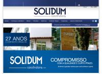Site do Construtora Solidum Ltda