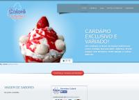 Site do Sorvetes Colorê