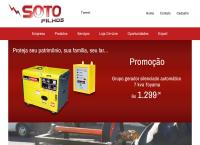 Site do Soto Filhos Comercio de Motores Maquinas e Materiais Eletricos Ltda