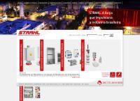 Site do Strahl Indústria e Comérci