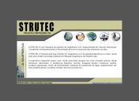 Site do Strutec Projetos e Construções Ltda