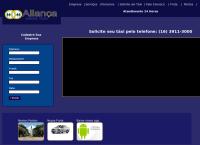 Site do Aliança Rádio Táxi