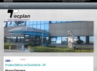 Site do Tecplan Técnica Comércio Eletricidade Ltda