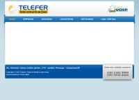 Site do Telefer Telecomunicações Ltda