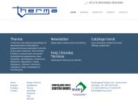 Site do Therma Instrumentos de Medição Automação e Projetos Ltda