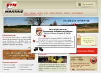 Site do Empresa de Transportes Martins Ltda