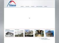 Site do Triarco Estruturas Metálicas Ltda