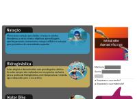 Site do Escola de Natação Tubarão