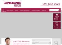Site do Uniodonto Resende Cooperativa Odontológica Ltda