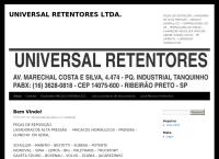 Site do Universal Retentores Ltda.