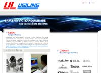 Site do Usilins Indústria Mecânica Ltda