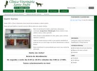 Site do Clínica Veterinária Santo André