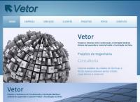 Site do Vetor Consultoria e Projetos de Engenharia Ltda