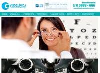 Site do Visoclinica Centro de Oftalmologia Ltda