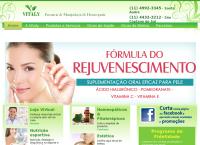 Site do Vitaly Farmácia Manipulação Ltda Me