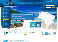 Site do Azul Linhas Aéreas Brasileiras