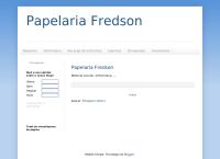 Site do Papelaria Fredson