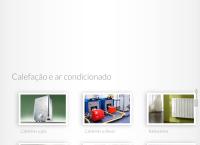 Site do Hidromaster Calefação Agua Quente ar Condicionado