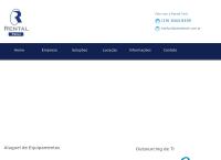 Site do Rental Tech Locação Corporativa Em Ti