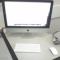 Configuração de aplicativos e rede em MAC PC de escritório.
