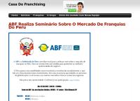 Site do Casa Do Franchising