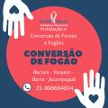 Conversão de fogão
