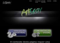 Site do Artgrav Gravações Em Metais
