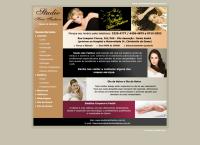 Site do Studio Hair Fashion Cabelo, Estética e Noivas