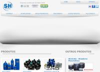 Site do Sh Hidráulica Indústria E Comércio Importação E Exportação Ltda