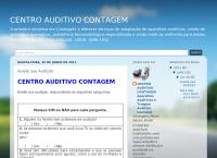 Site do Centro Auditivo Contagem