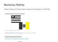 Blumenau Malhas