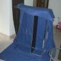 Mesa com tampo de vidro