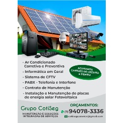 Cotiseg ar condicionado e sistema de segurança