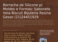 Site do Borracha de Silicone No Rio de Janeiro 1kg R$29,90