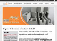 Site do Neobloco Blocos de Concreto