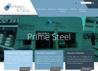 Site do Prime Steel - Tubos e Barras de Aço