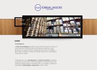 Site do R&R Industria e Comercio de Embalagens e Pallets