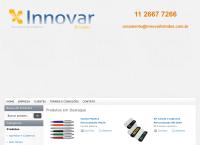 Site do Innovar Brindes- Tudo em Brindes Personalizados em SP