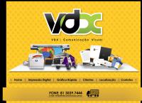 Site do Vdx Comunicação Visual