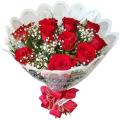 Buquê 12 rosas vermelhas (Promoção)