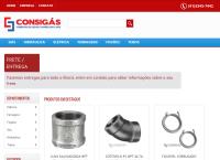 Site do Consigás Comércio de Peças e Aparelhos a Gás