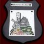 lembrança da cidade com base MDF