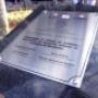 placa inox memorial da Prefeitura Blumenau